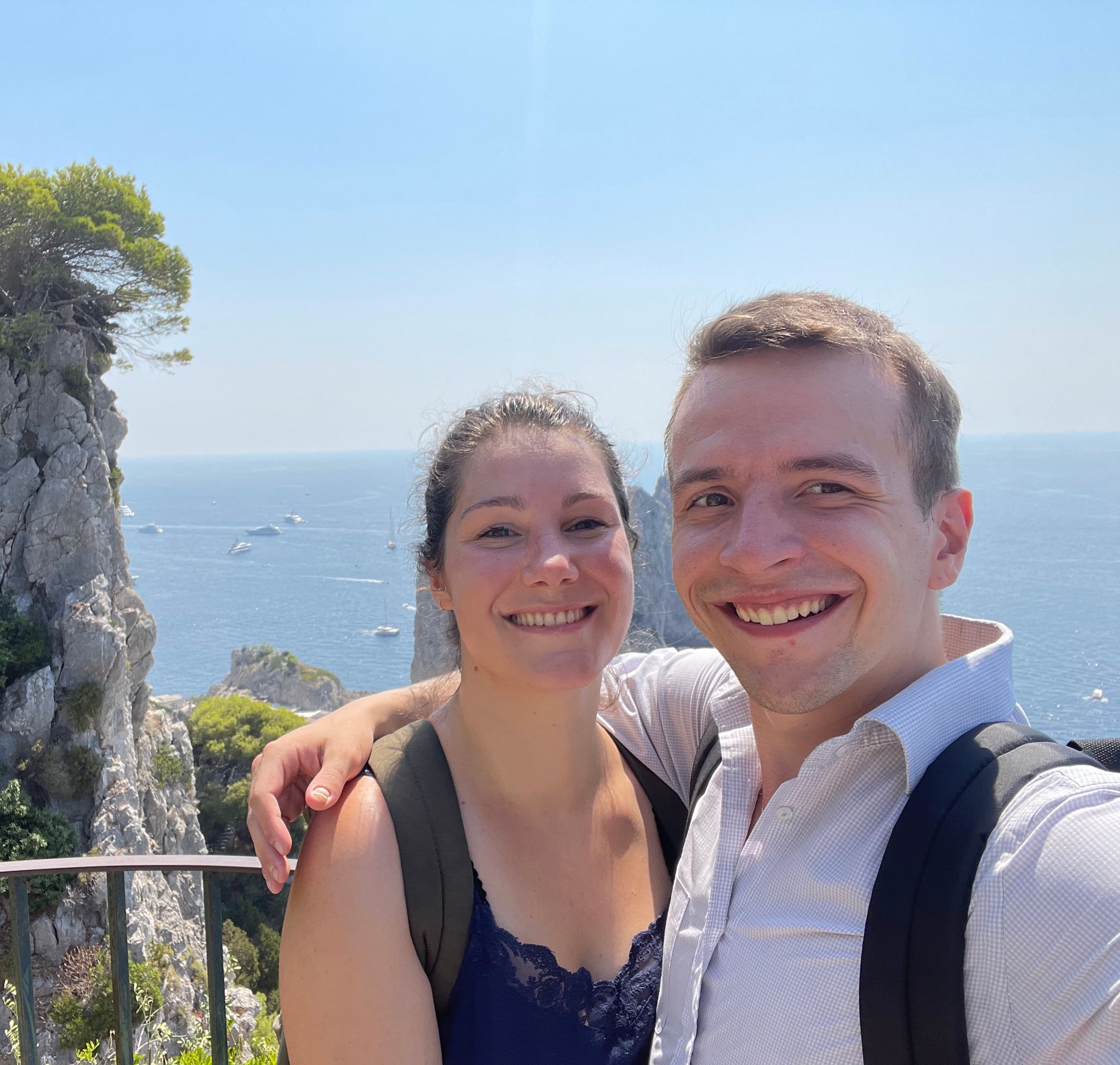 Solène et Côme à Capri